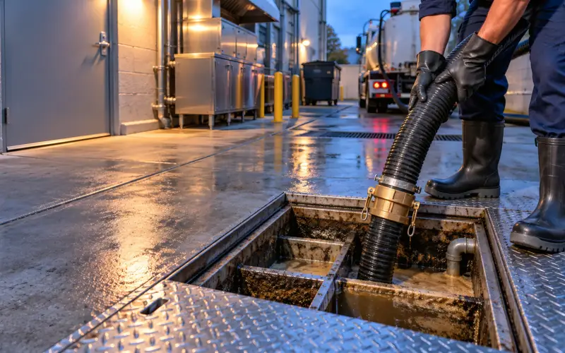 Grease interceptor pumping in Columbus, OH